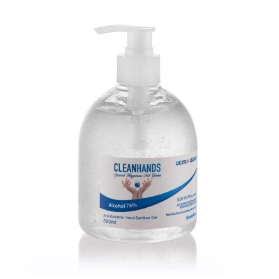 Hot-sale OEM Moisturizing Hand Sanitizer Washing-free Gel 75% Alcohol China 500ml