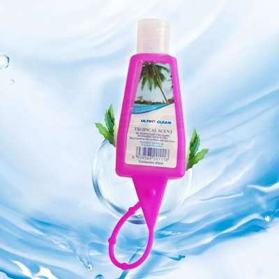 30ML Wholesale Hand Sanitizer With Key Ring OEM Travel Size Waterless Hand Sanitizer For Kids